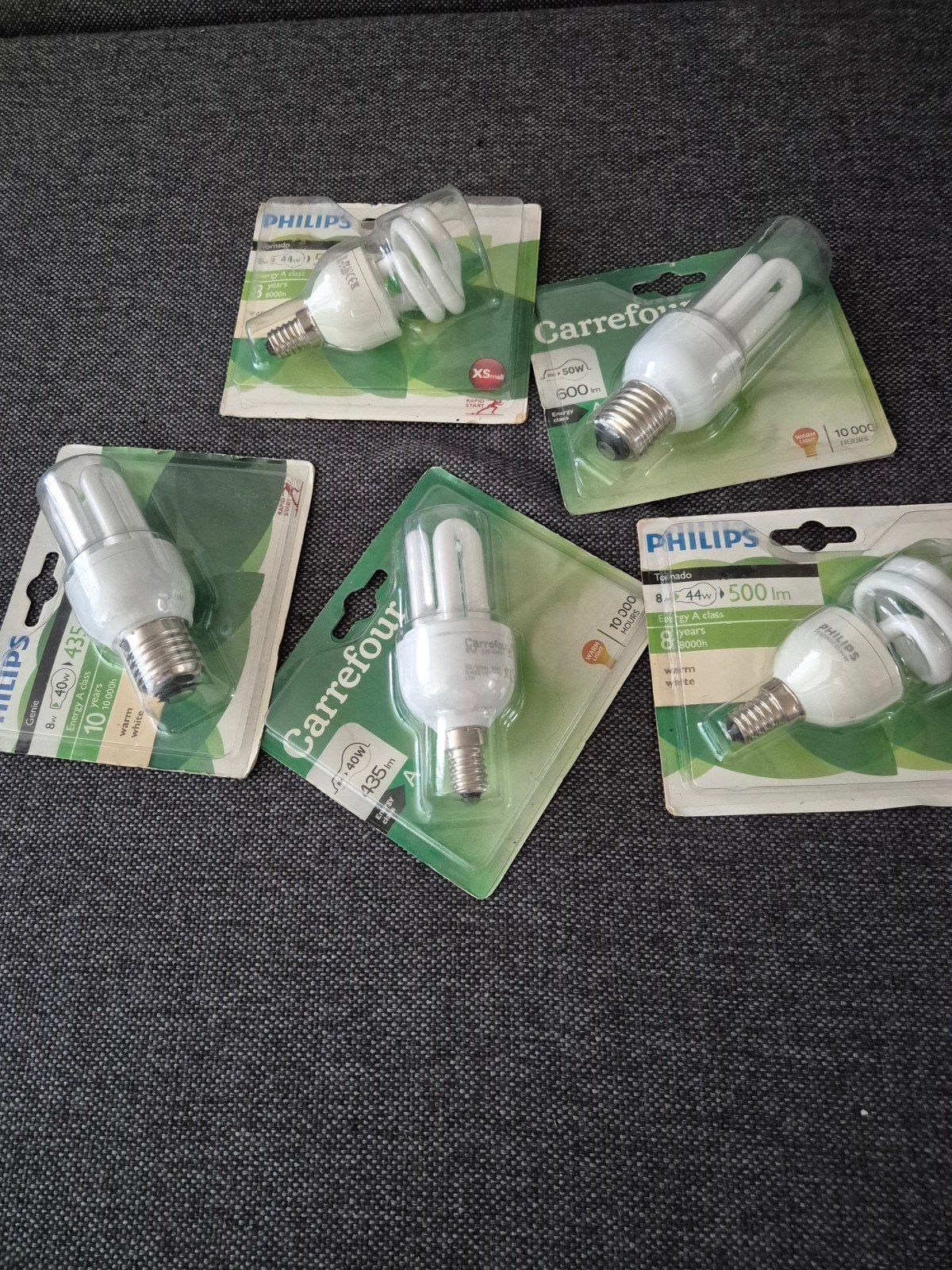 Philips spaarlampen e27 en e14, Ophalen of Verzenden, E14 (klein), Gloeilamp