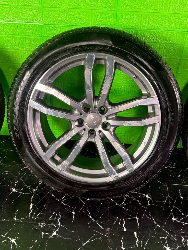 Mercedes GLE GLS velgen 21" 5x112 W167 W166 winterset ML, Niet ingevuld, Gebruikt, 275 mm, Banden en Velgen