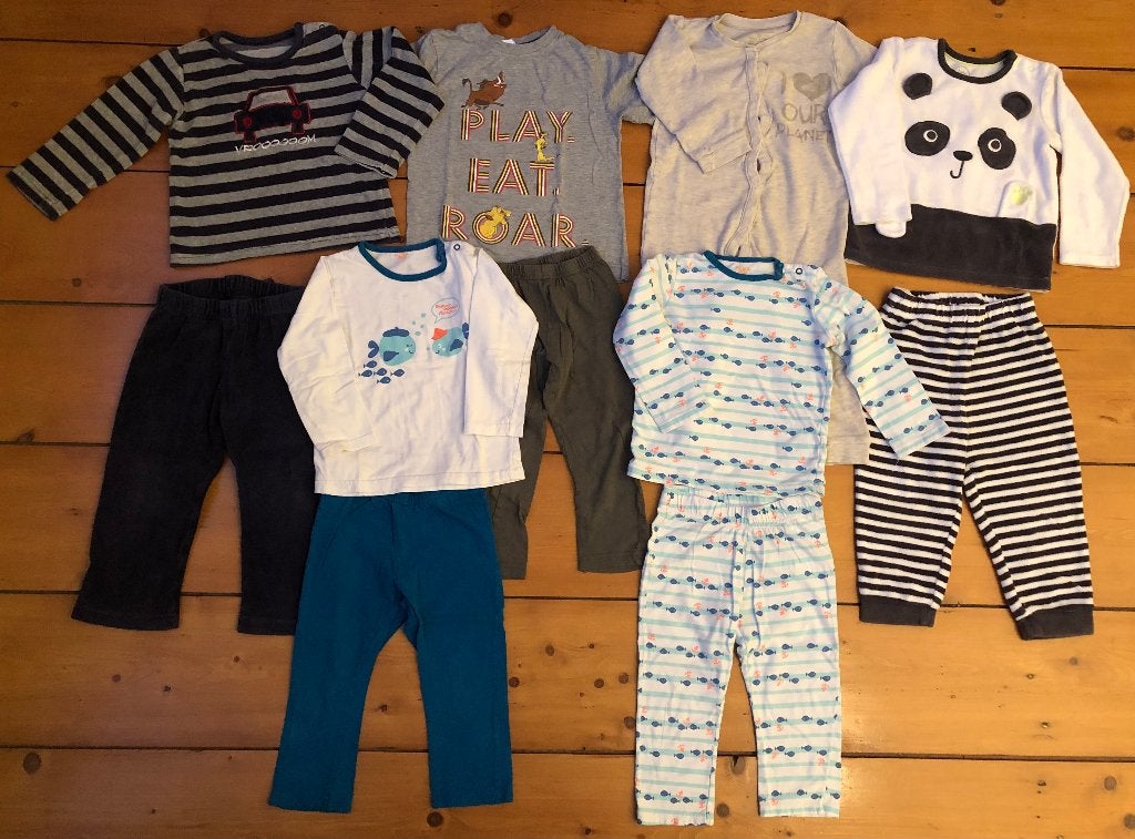 Pyjama’s (6 stuks) - maat 86/ 92, Disney, Nacht- of Onderkleding, Gebruikt, Jongetje of Meisje