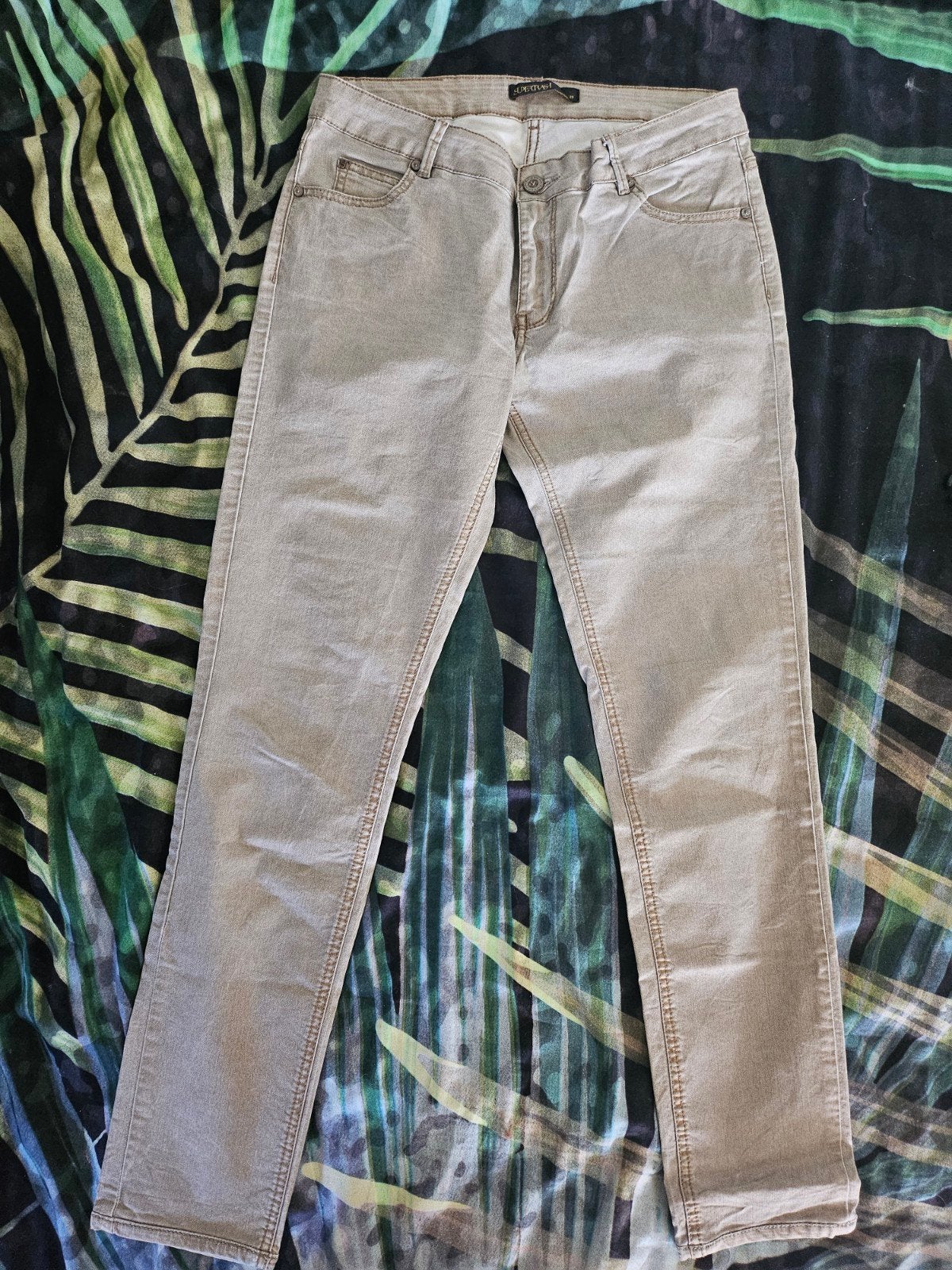 Supertrash Jeans - Beige - Maat 29, Ophalen of Verzenden