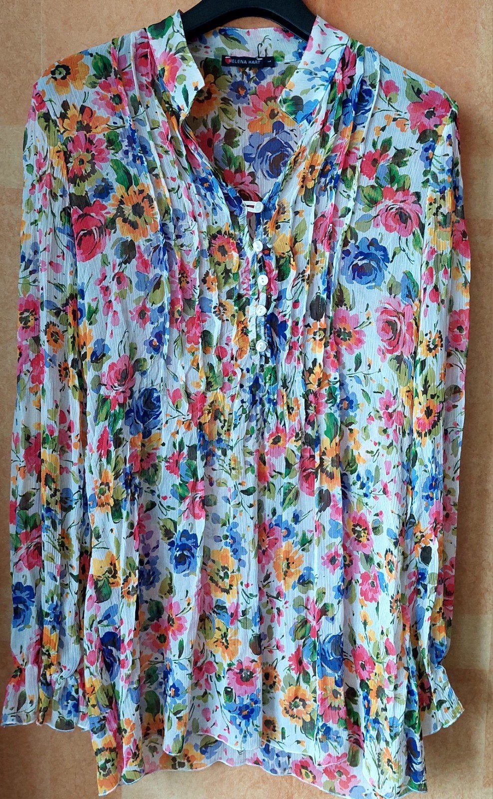 Helena Hart gebloemde tuniek maat L, Kleding | Dames, Blouses en Tunieken, Zo goed als nieuw, Maat 42/44 (L), Meerkleurig, Ophalen of Verzenden