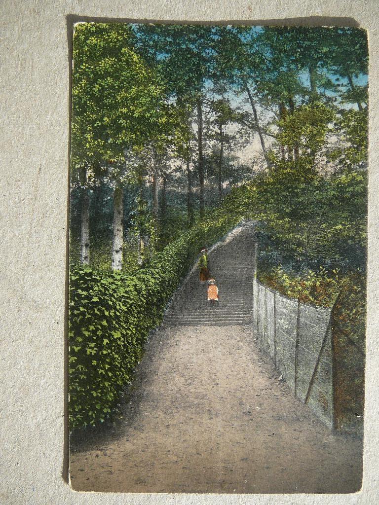 Bloemendaal.  Karmel-trap., Ophalen of Verzenden, Voor 1920, Gelopen, Noord-Holland