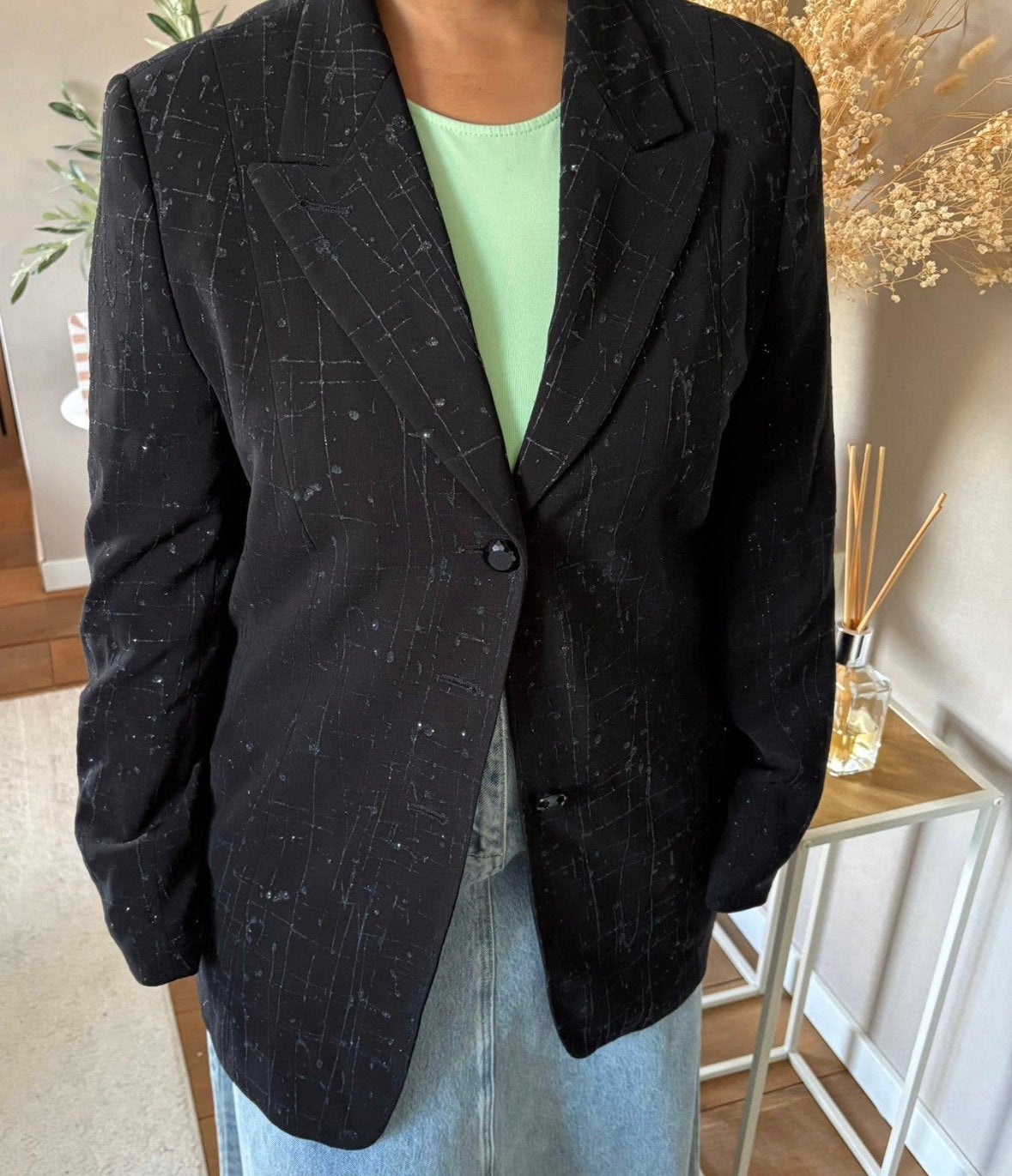 Oversized blazer Hucke Style maat L, Ophalen of Verzenden, Gedragen