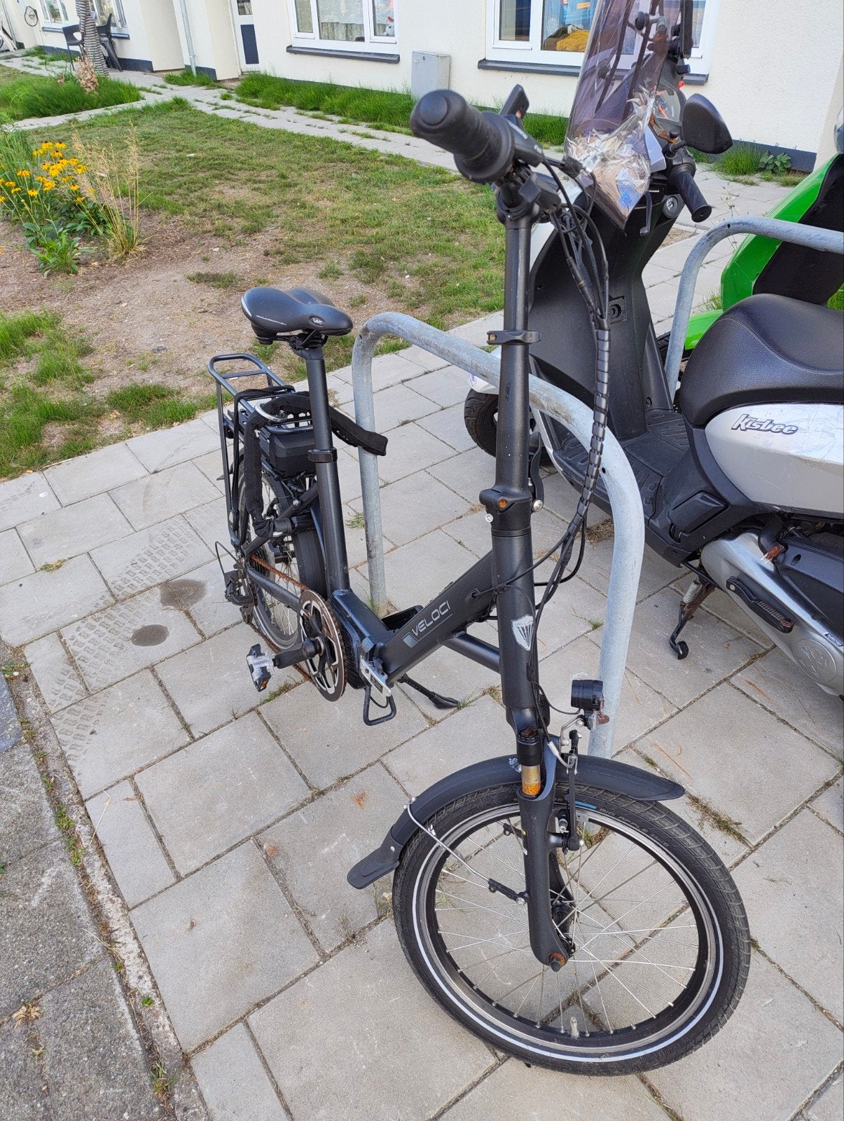 Veloci Hopper elektrische fiets, Gebruikt, 47 tot 51 cm, 30 tot 50 km per accu, Ophalen