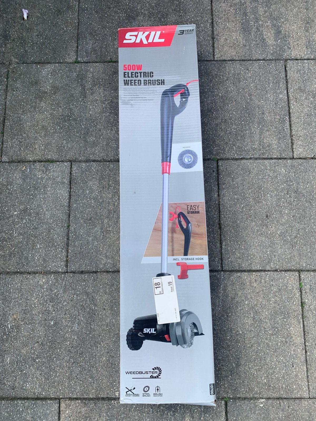 Skil 0700 elektrische onkruidborstel 500W nieuw in doos, Ophalen, Nieuw