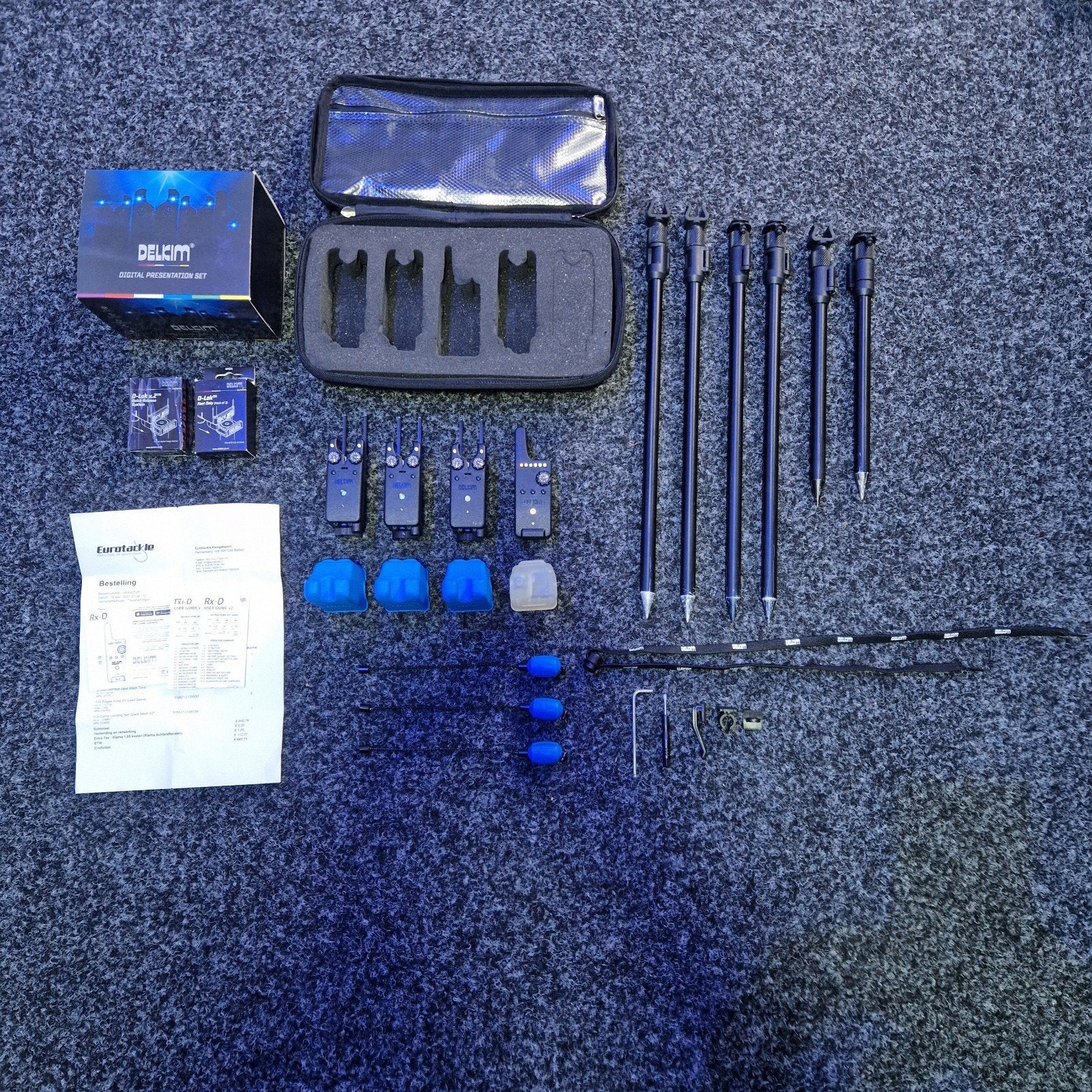 ZGAN Delkim Txi D set, Fox banksticks Bobbins compleet!, Ophalen of Verzenden, Zo goed als nieuw, Complete set