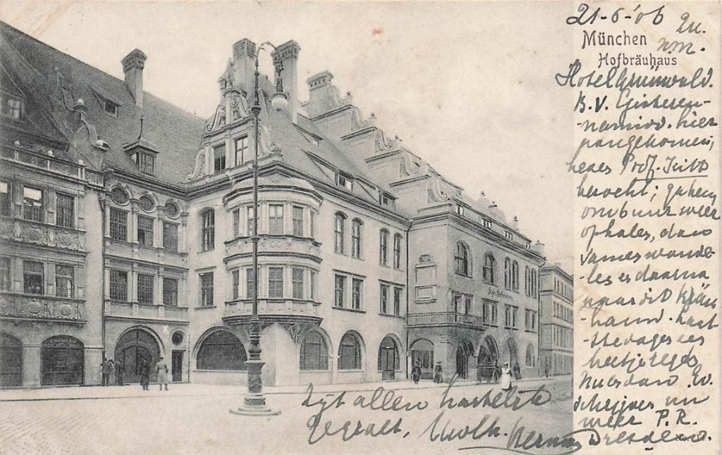 703-299-061 München Hofbräuhaus, Verzenden, Voor 1920, Duitsland