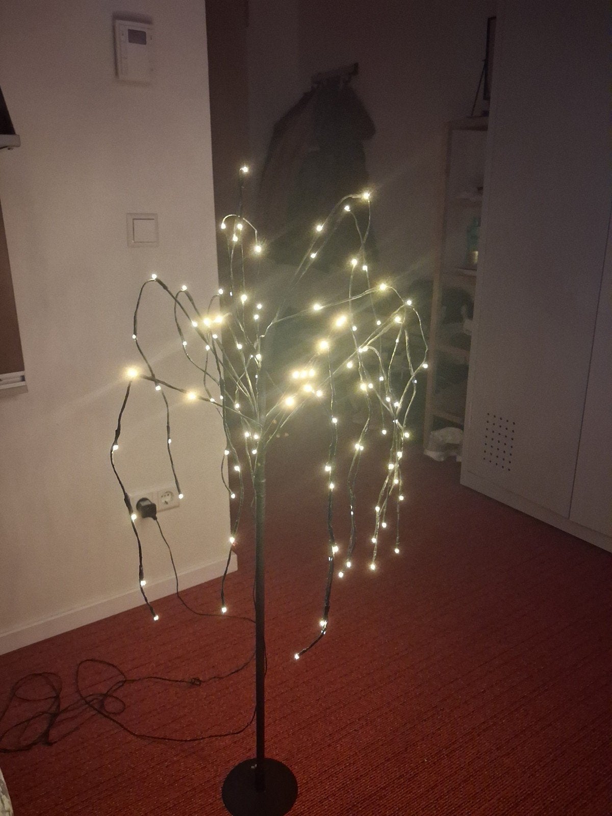 Sfeervolle LED-boomverlichting - Warm wit licht, Ophalen, Kunststof, Modern, Sfeervol, 100 tot 150 cm