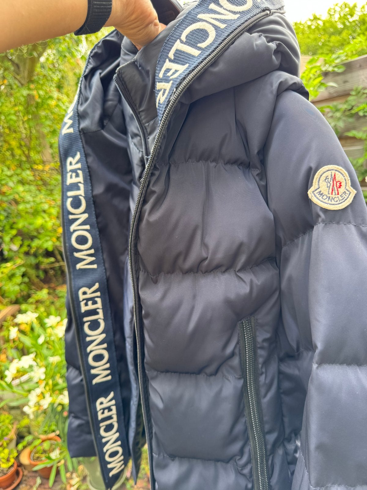 Moncler Jack - Zo goed als nieuw, Ophalen, Zo goed als nieuw, Maat 36 (S), Blauw