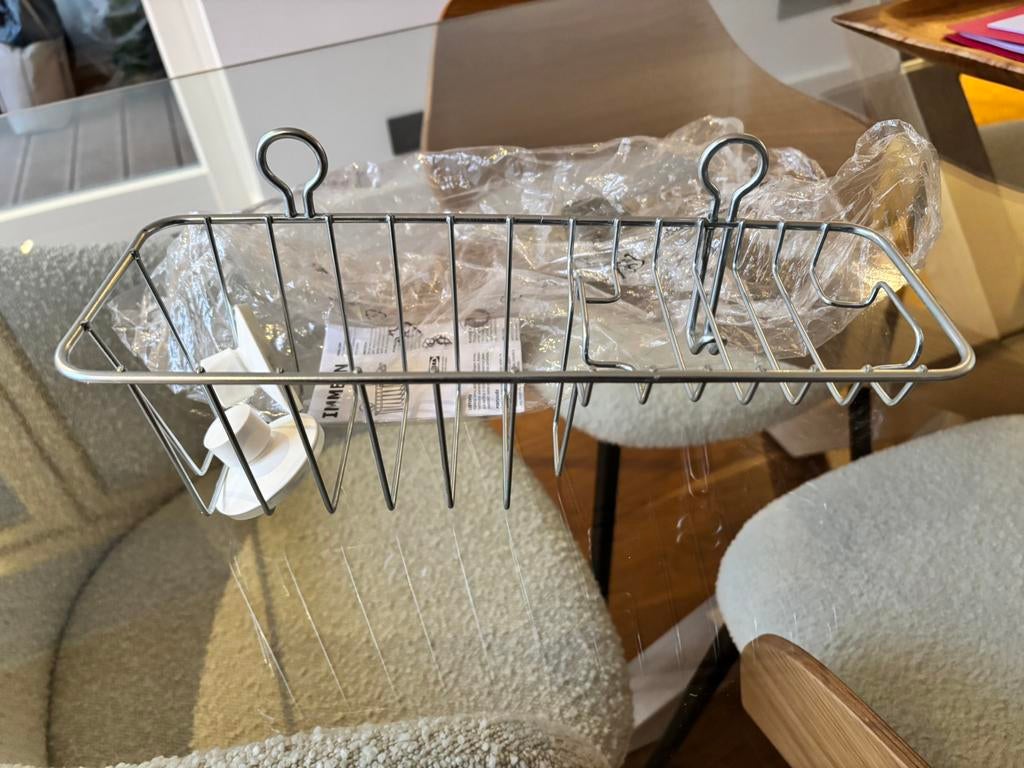 Shower shelf ikea, Ophalen of Verzenden, Zo goed als nieuw, Rechthoekig, Riet