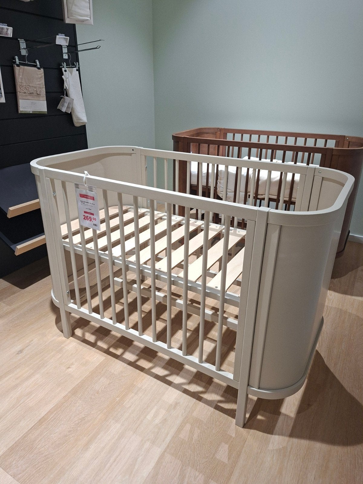 Bopita Ledikant Heya 60x120 Oatmeal, Kinderen en Baby's, Ophalen, Zo goed als nieuw, Ledikant