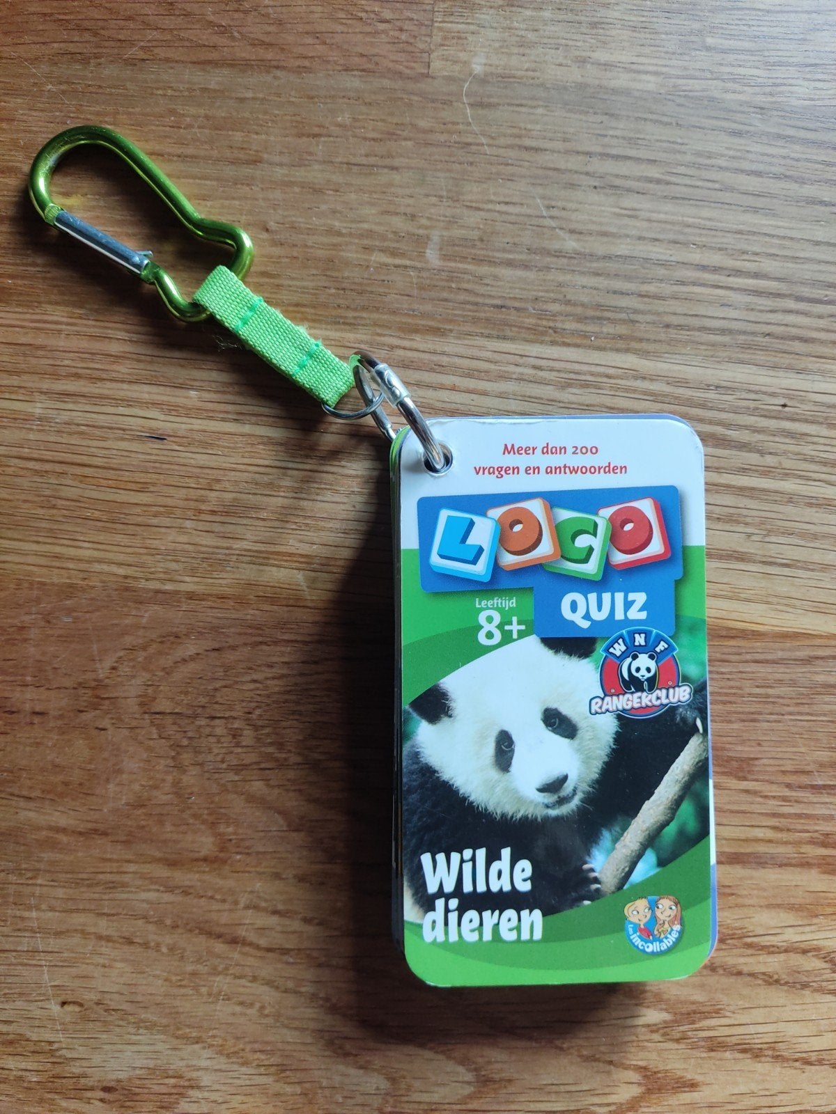 LOCO quiz Wilde dieren aan sleutelhanger, reisspel, Ophalen, Gebruikt, Taal en Lezen