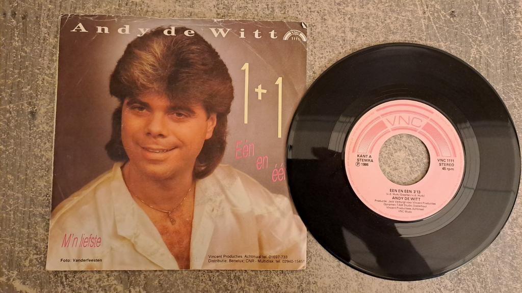 Andy de witt  - een en een, Gebruikt, 7 inch, Single, Nederlandstalig