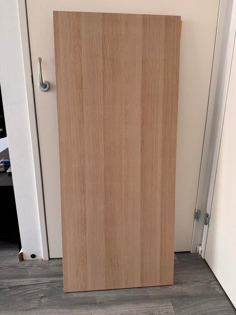Ikea lagkapten bureau eiken, 140x60, Ophalen, Gebruikt, 60 cm, Scandinavisch
