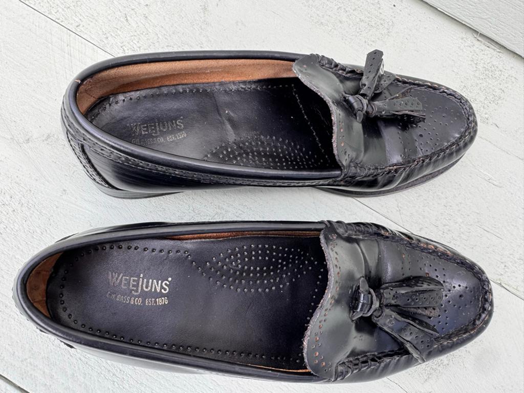 Weejuns G.H. Bass & Co. loafers Zwart Leer Maat 37, Ophalen of Verzenden, Zo goed als nieuw, Instappers, Zwart