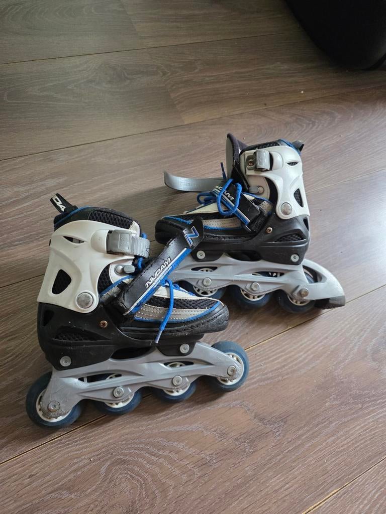 Nijdam inline skates verstelbaar mt 30-33, Ophalen of Verzenden, Gebruikt