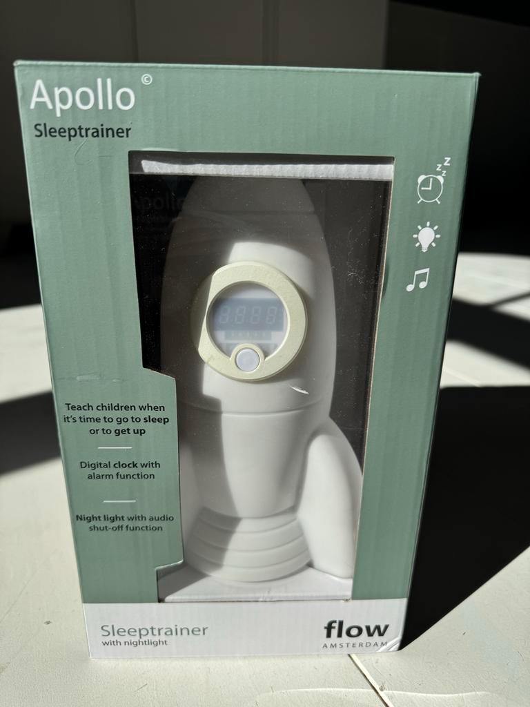 Apollo Sleeptrainer - Raket Nachtlamp en Wekker, Ophalen of Verzenden, Zo goed als nieuw, Overige typen, Met licht