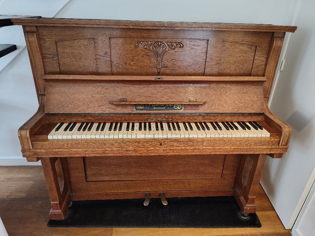 Piano, Ophalen, Gebruikt, Bruin, Piano