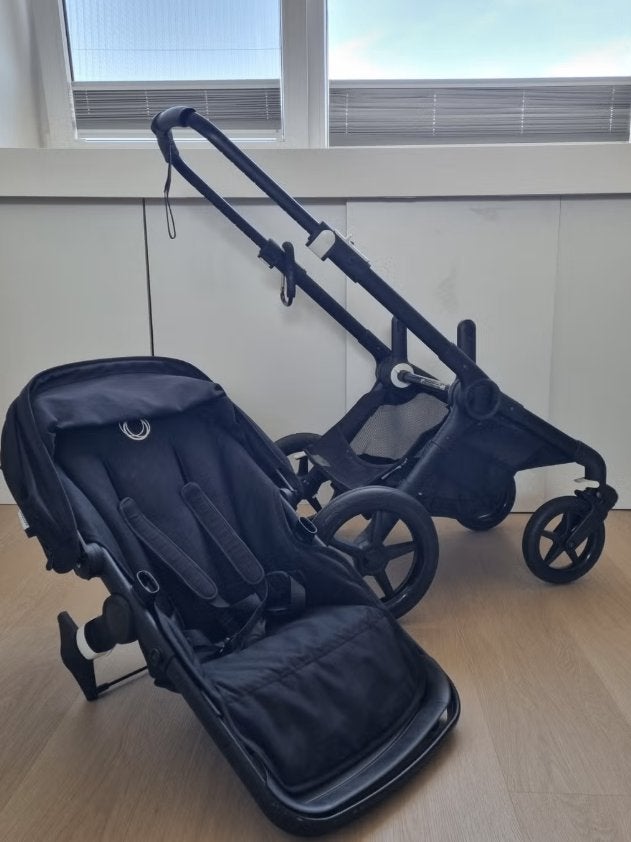 Bugaboo Fox 2 set + Nuna autostoel | Reiswieg | Zitje, Ophalen, Bugaboo, Zo goed als nieuw, Combiwagen