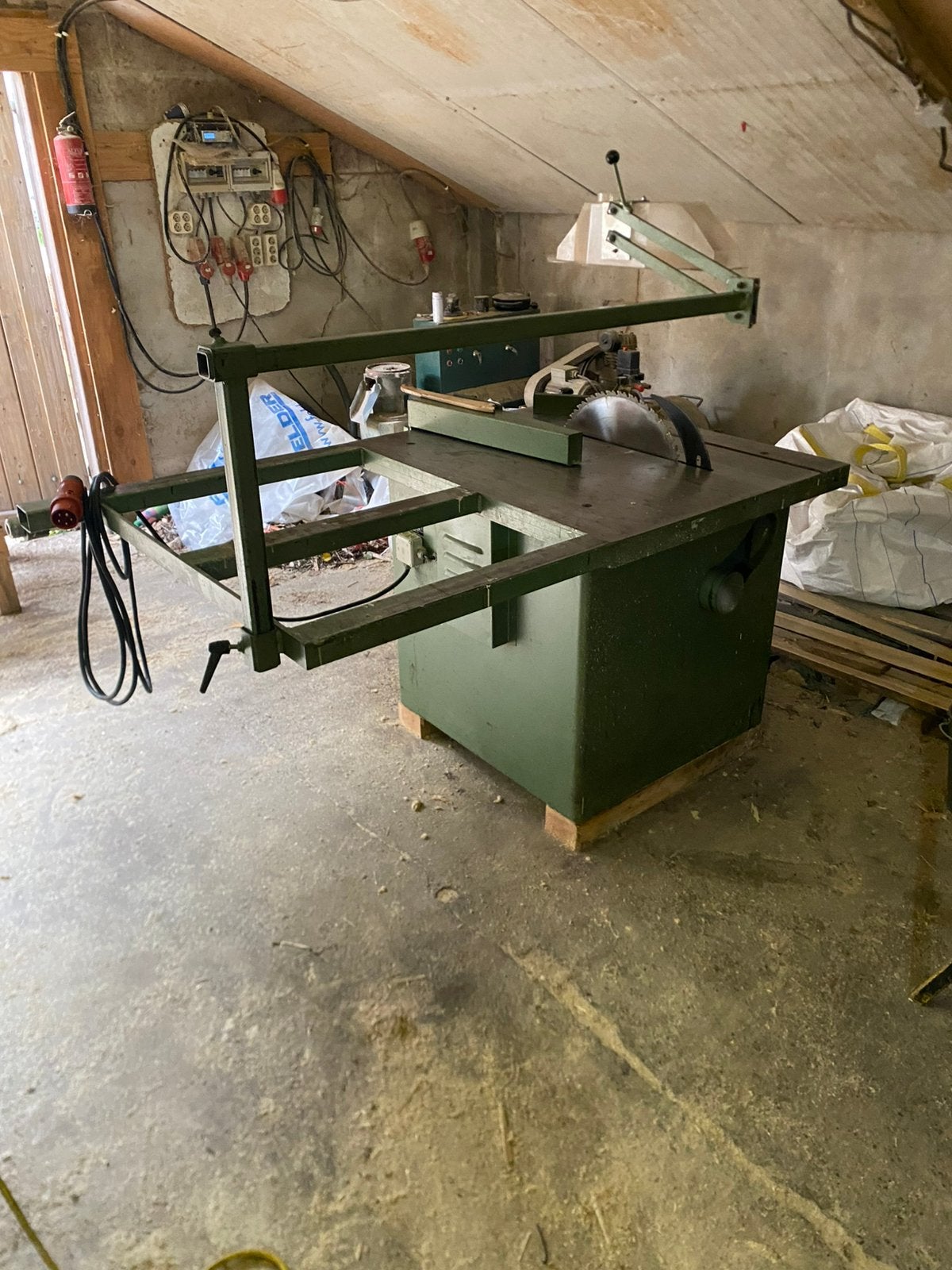 Zaagtafel, Ophalen, Gebruikt, Cirkelzaag, 30 tot 70 mm