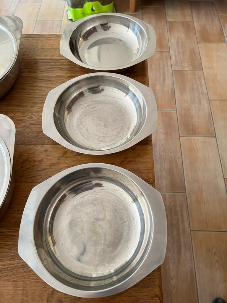 3x sola serveerschaal  nieuwstaat, Ophalen of Verzenden, Overige stijlen, Porselein, Schaal of Schalen