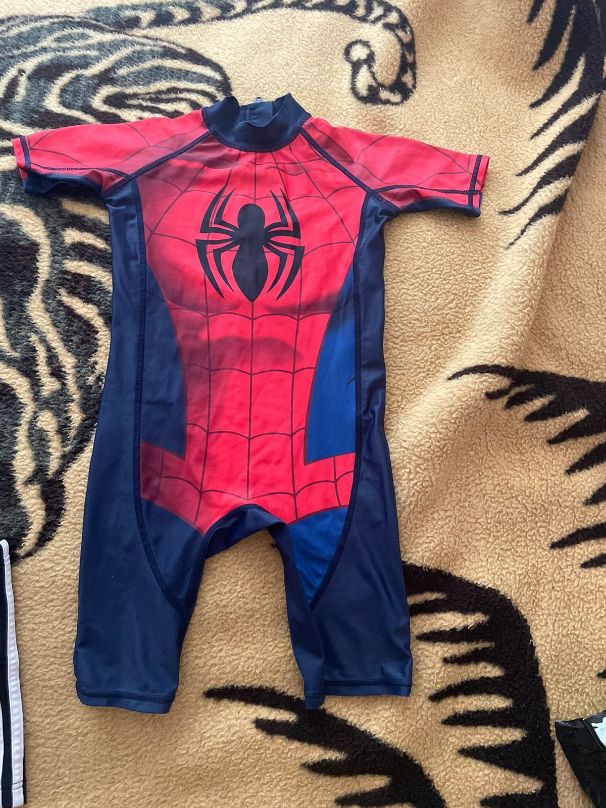 Uv zwempak spiderman leeftijd 5-6 jaar, Ophalen of Verzenden, Zwembroek