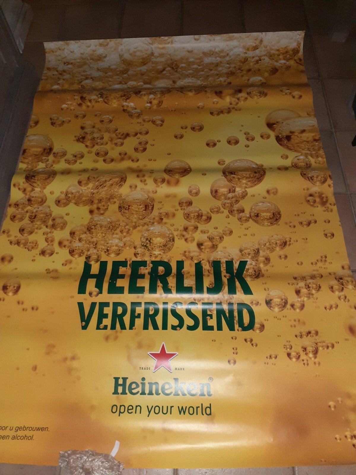 Nieuwe Heineken poster - Heerlijk Verfrissend, Ophalen, Nieuw, Overige typen
