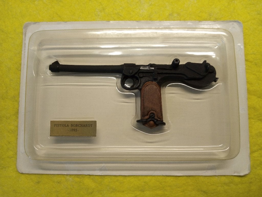 SCHAALMODEL pistool Borchardt C93 voorloper van de Luger P08, Ophalen of Verzenden, Overige soorten, Duitsland, Overige typen