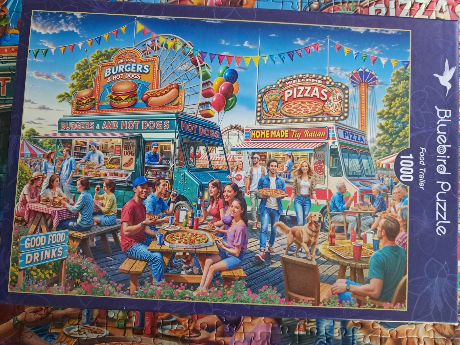 Bluebird puzzel 1000 atukjes, Ophalen of Verzenden, 500 t/m 1500 stukjes, Zo goed als nieuw