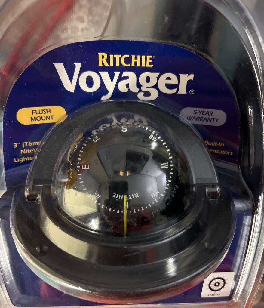 2x nieuw Ritchie Voyager F-83-WM scheepskompas 12V inbouw, Ophalen of Verzenden, Nieuw, Overige typen