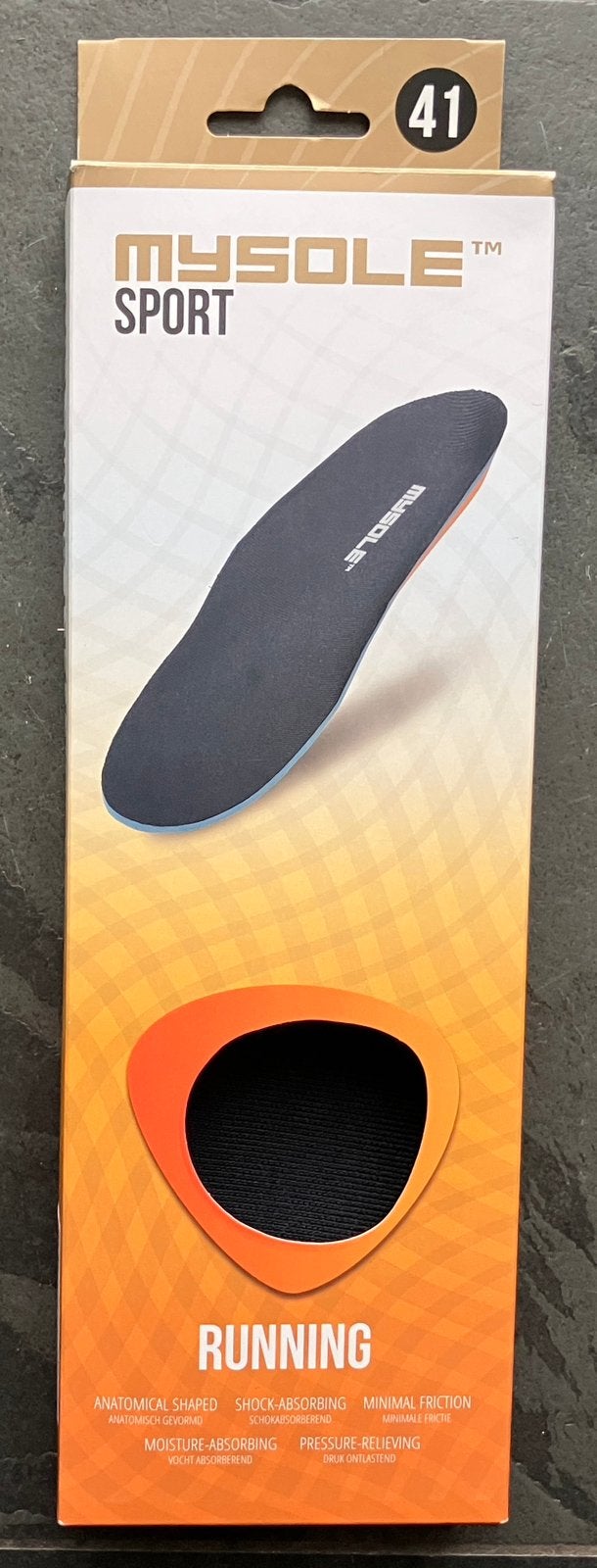 Nieuw en Ongebruikte Mysole Sport Running Inlegzolen 41, Overige merken, Overige typen, Nieuw, Ophalen of Verzenden