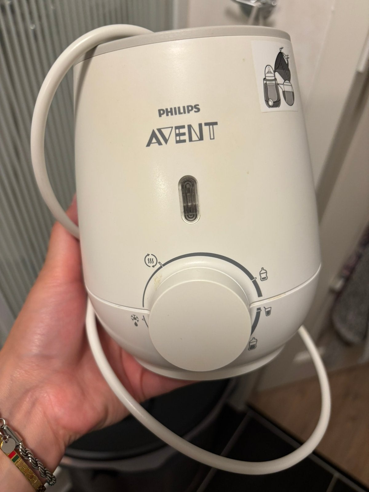 Avent flessen verwarmer, Kinderen en Baby's, Babyvoeding en Toebehoren, Ophalen of Verzenden, Zo goed als nieuw, Flessen- of potjesverwarmer