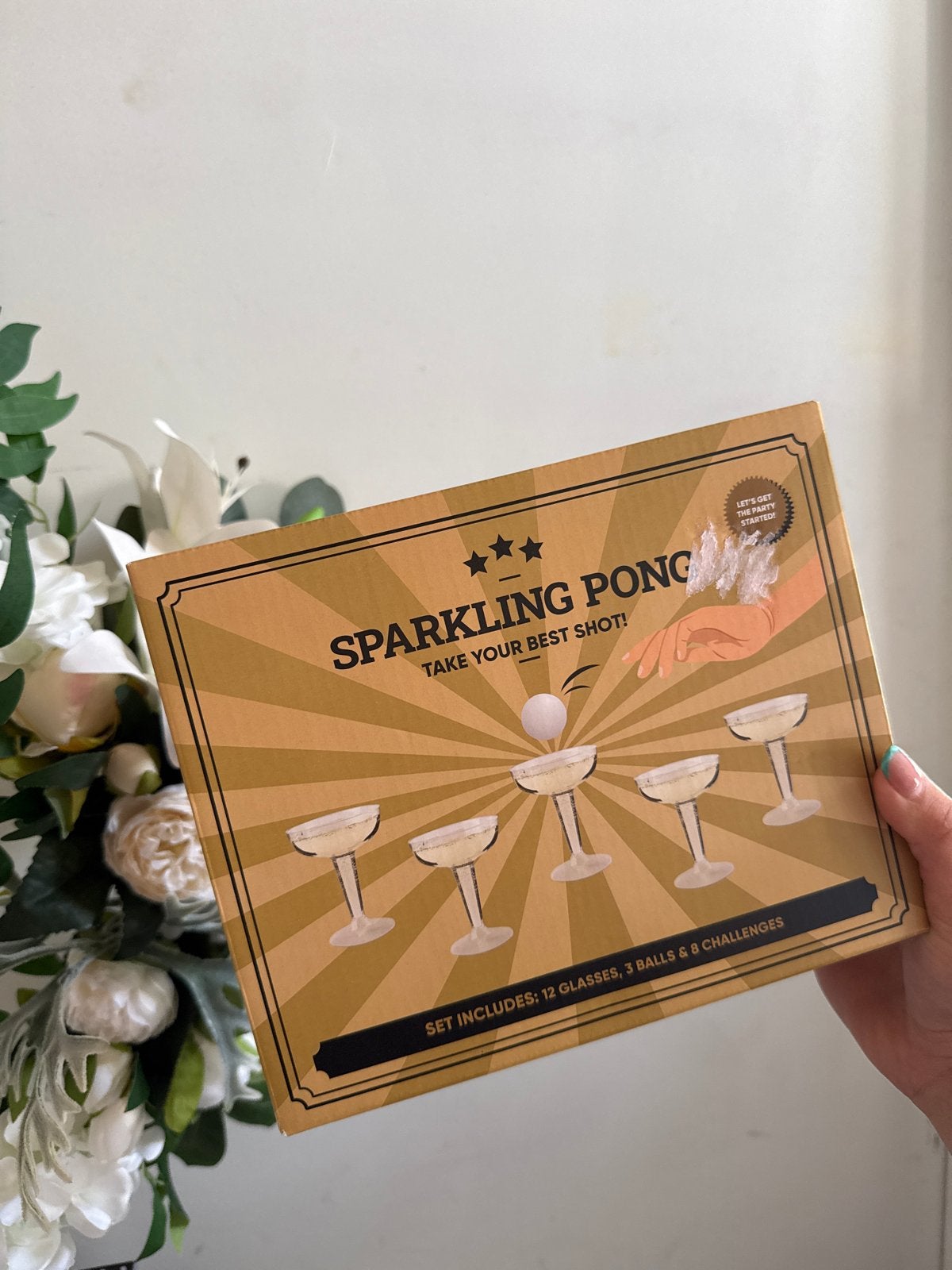 Bierpong spel met prosecco glazen - Nieuw!, Drie of vier spelers, Ophalen of Verzenden, Nieuw