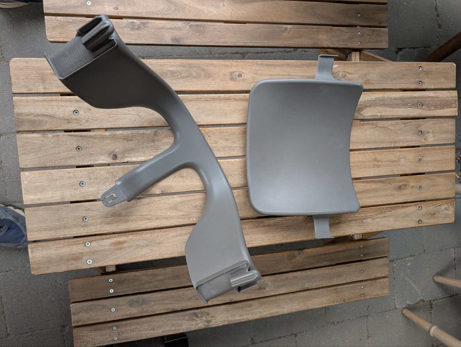 Stokke Tripp Trapp Babyset en Extended Gliders, Ophalen, Gebruikt, Overige typen, Afneembaar eetblad