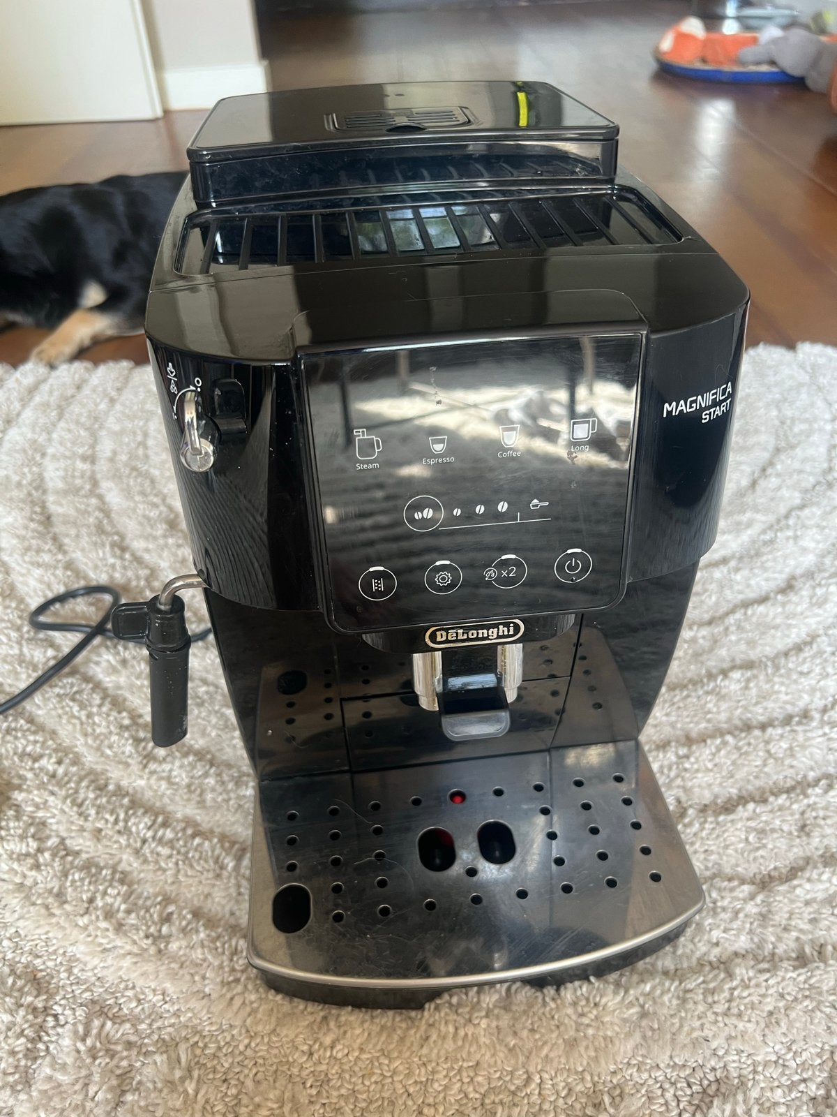 De'Longhi Magnifica Start volautomatische espressomachine, Ophalen, Afneembaar waterreservoir, Gebruikt, Espresso apparaat
