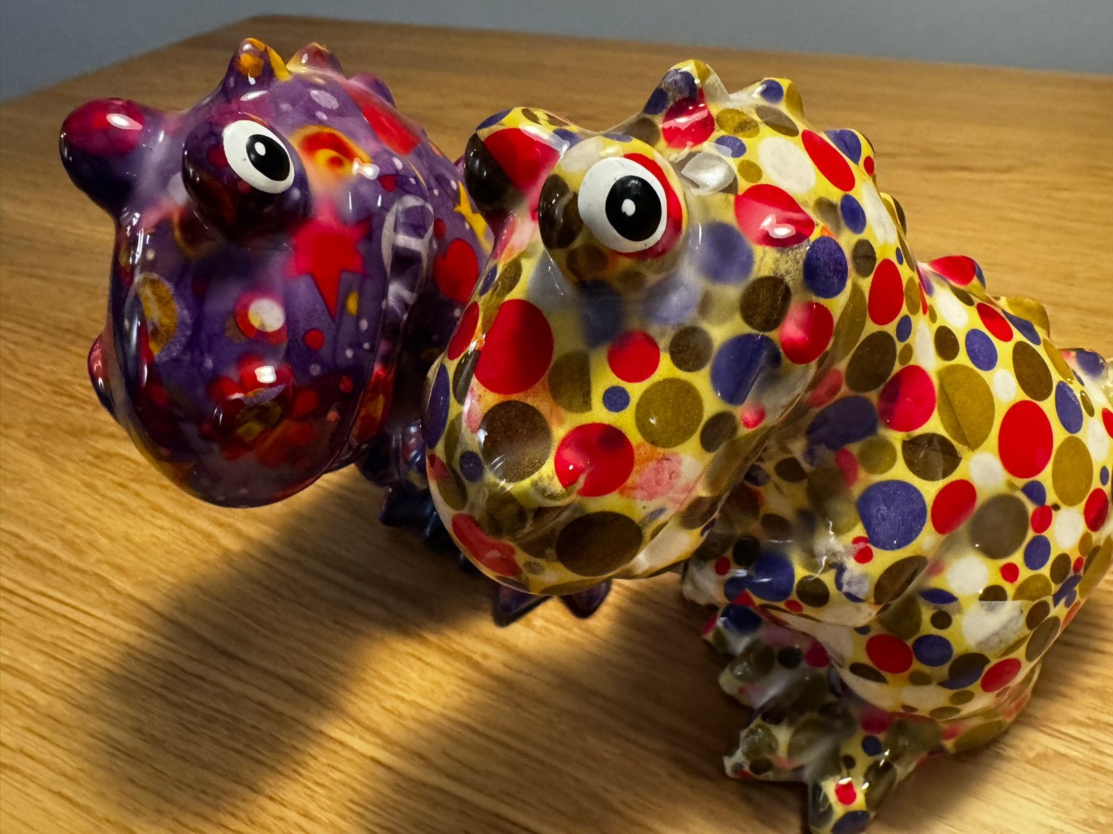 Dino spaarpotten - set van 2, Ophalen of Verzenden, Zo goed als nieuw, Steen, Aardewerk of Keramiek, Dier