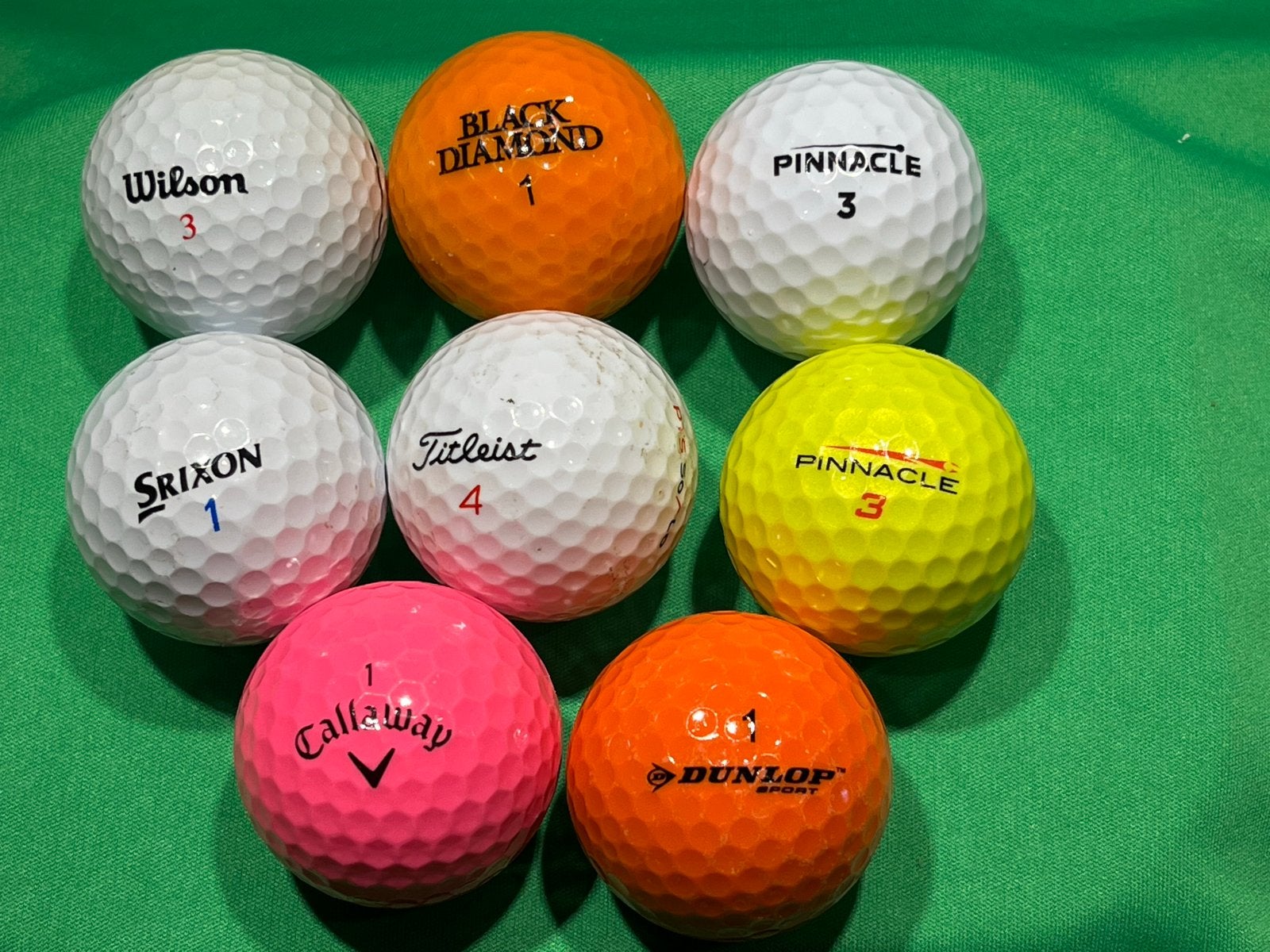 Diverse golfballen - Gebruikt maar goed, Sport en Fitness, Ophalen of Verzenden, Gebruikt, Bal(len), Overige merken