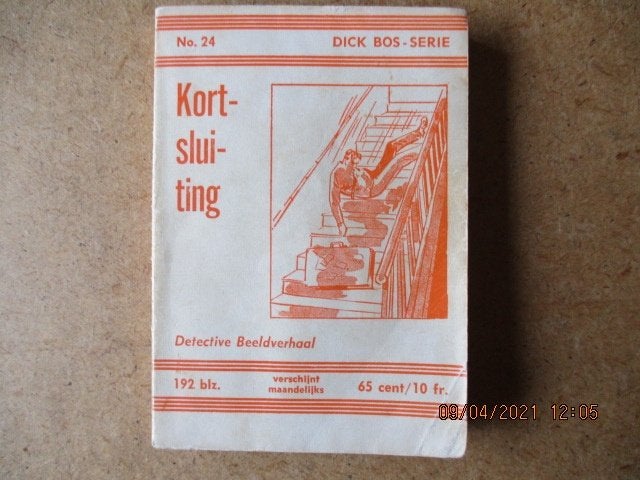 adv0883 dick bos 24 kortsluiting, Eén stripboek, Ophalen, Gelezen
