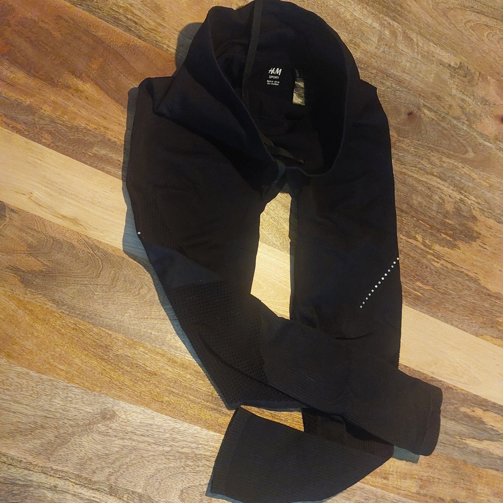 H&M Sport Legging Zwart Maat M, Kleding | Dames, Maat 38/40 (M), H&M Sport, Zwart, Ophalen of Verzenden