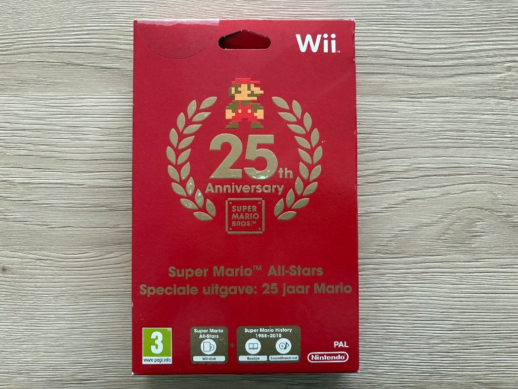 *Nieuw* 25th Anniversary Super Mario All-Stars Nintendo Wii, Spelcomputers en Games, Games | Nintendo Wii, Ophalen of Verzenden