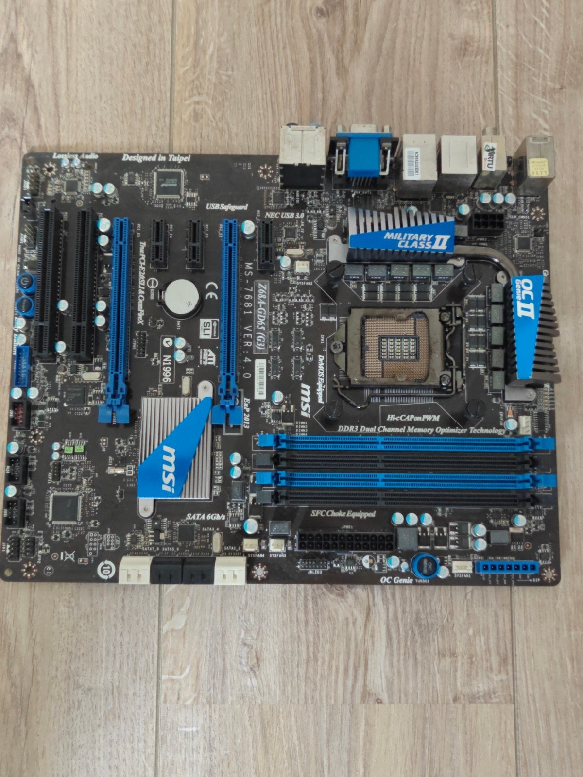 MSI Z68A-GD65 (G3) Moederbord - Socket 1155, DDR3, Gebruikt, DDR3, Ophalen of Verzenden, ATX
