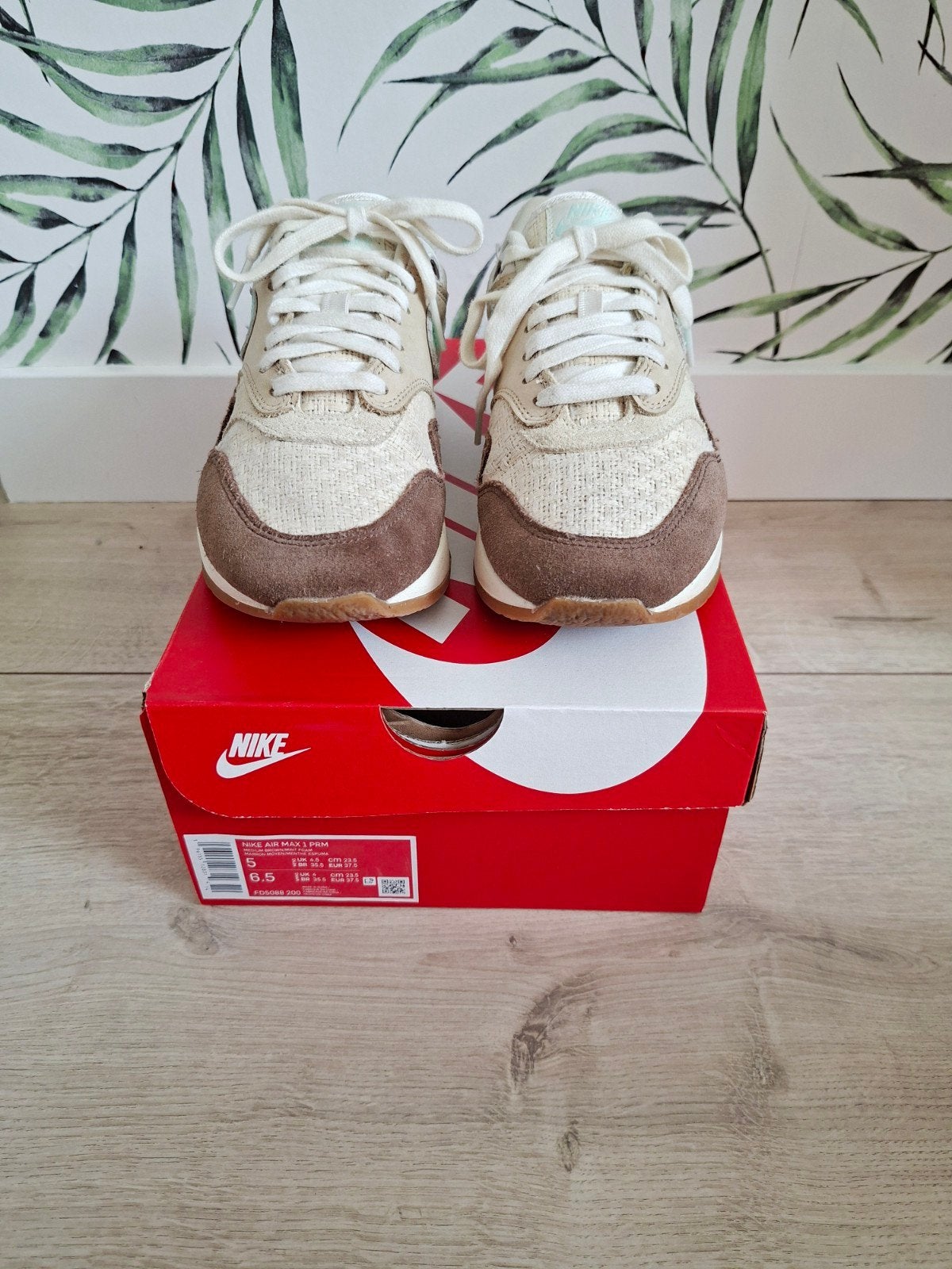 Nike Air Max 1 Crepe Hemp - maat 37,5, Overige kleuren, Ophalen of Verzenden, Nike air max, Sneakers of Gympen
