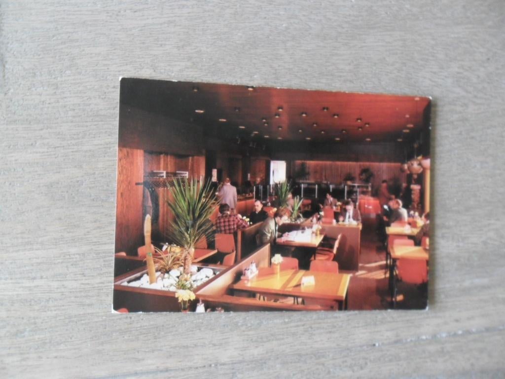 Zierikzee-Bruinisse, wegrestaurant Grevelingen/interieur1977, Verzamelen, Verzenden, 1960 tot 1980, Ongelopen, Zeeland