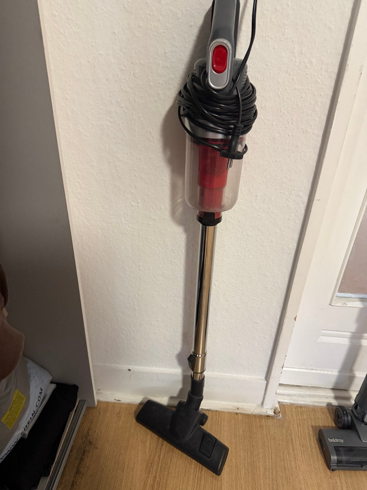 Handige Steelstofzuiger met Snoer - Ideaal voor Snel Schoonm, Overige merken, Gebruikt, Ophalen of Verzenden, Geschikt voor harde vloeren