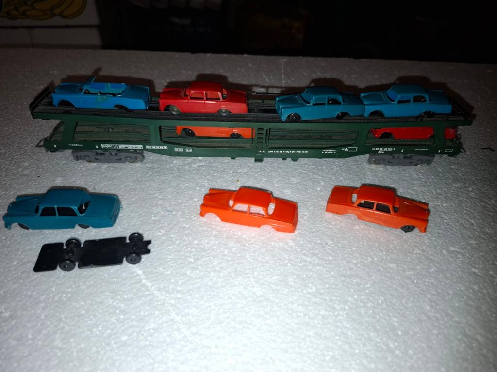 Lima auto transport wagon voor onderdelen, Hobby en Vrije tijd, Gebruikt, Gelijkstroom, Wagon, Ophalen of Verzenden