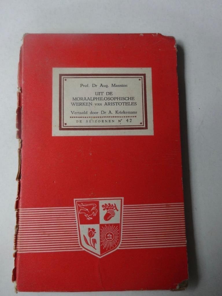 Aristoteles, de moraalphilosophische werken van Aristoteles., Boeken, Ophalen of Verzenden, Gelezen, Praktische filosofie, Aristoteles
