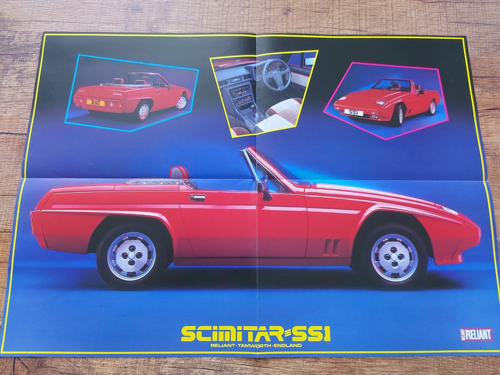 Reliant Scimitar SS1 folder Engelstalig, Ophalen of Verzenden, Zo goed als nieuw, Overige merken