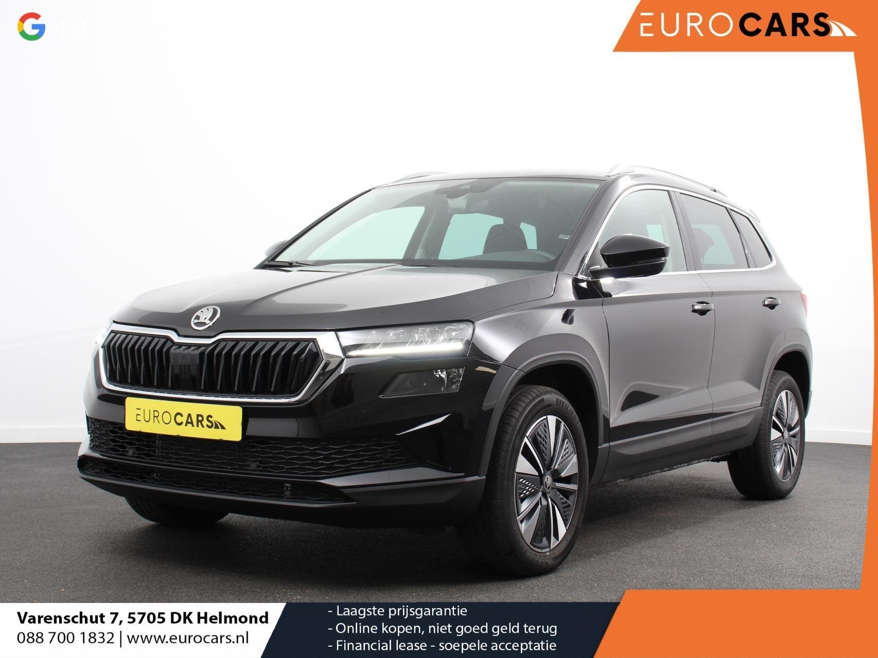Skoda Karoq 1.5 TSI 150pk DSG ACT Selection Navigatie Apple, Auto's, Stof, 4 cilinders, Karoq, SUV of Terreinwagen