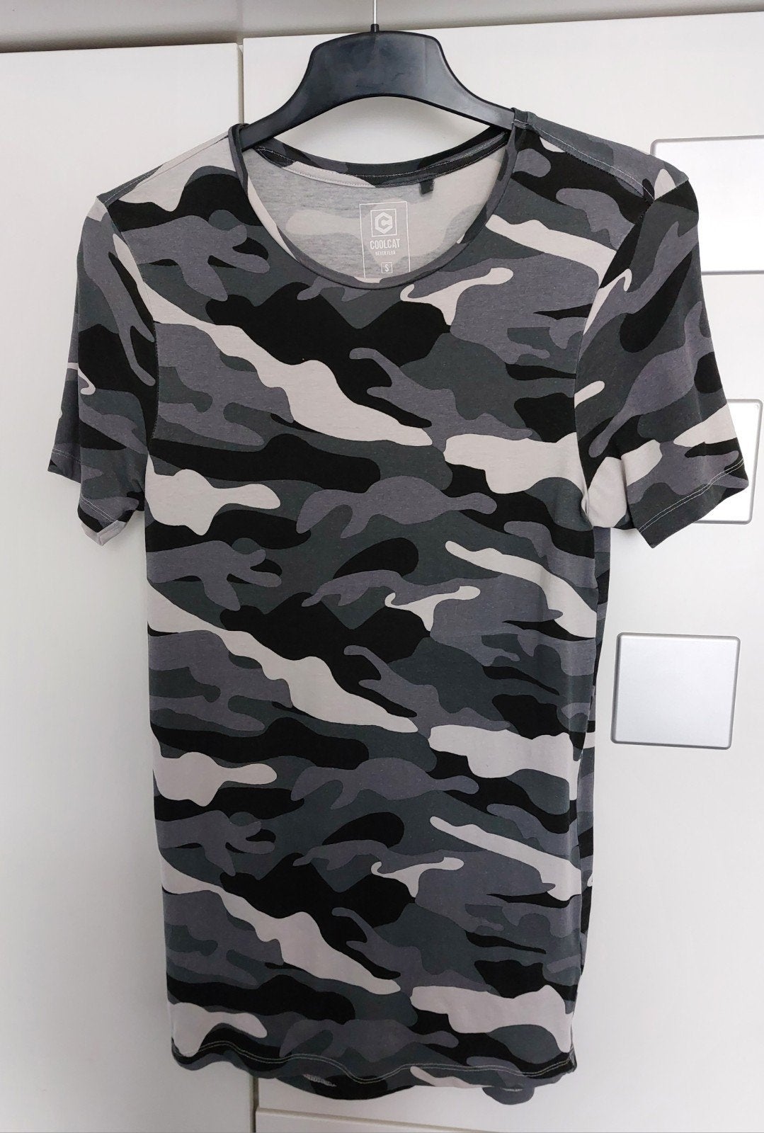 Camouflage T-shirt maat S, Kleding | Heren, T-shirts, Ophalen of Verzenden, Groen, Maat 46 (S) of kleiner, Coolcat