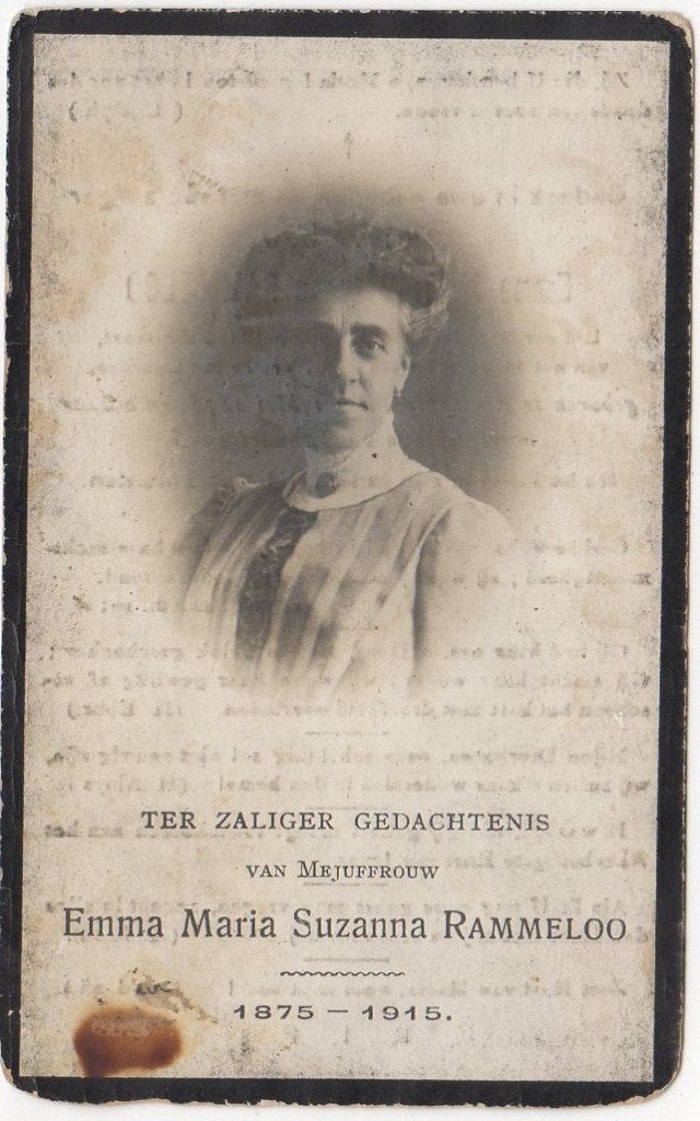 Emma M.S. Rammeloo 1875 Philippine + 1915 Philippine, 39 jr, Ophalen of Verzenden